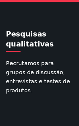 Pesquisas Qualitativas 